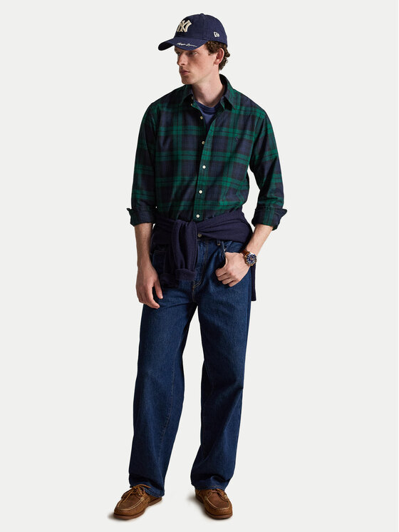 Polo Ralph Lauren Polo Ralph Lauren Koszula 710922273501 Granatowy Custom Fit