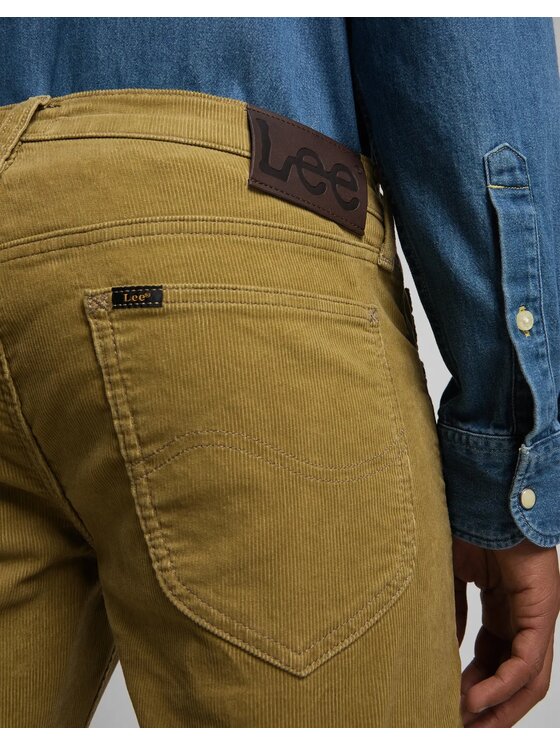 Lee Lee Jeans DAREN ZIP FLY Marrone Straight Fit