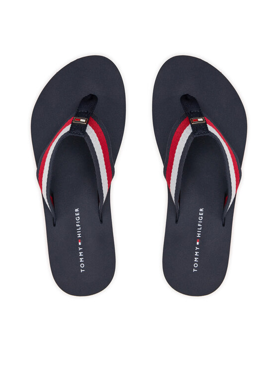 Tommy Hilfiger Tommy Hilfiger Japanke Corporate Beach Sandal FW0FW07986 Šarena