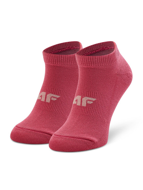 4F 4F Zestaw 3 par niskich skarpet unisex HJL22-JSOD003 Różowy