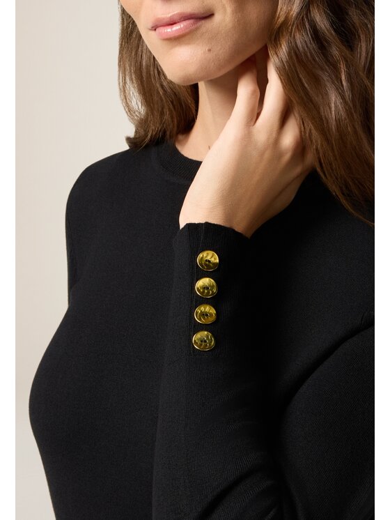 Oltre Oltre Maglione M288J105146N033 Nero Slim Fit