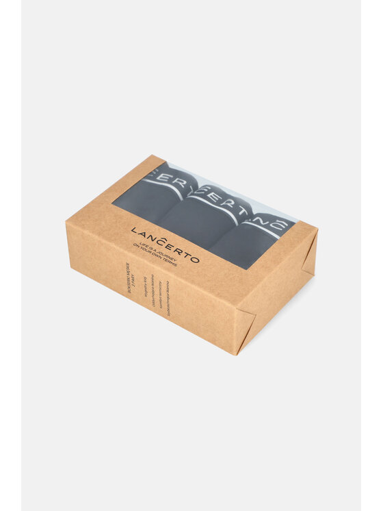 Lancerto Lancerto Komplet 3 par bokserek NBI073123000004 Czarny