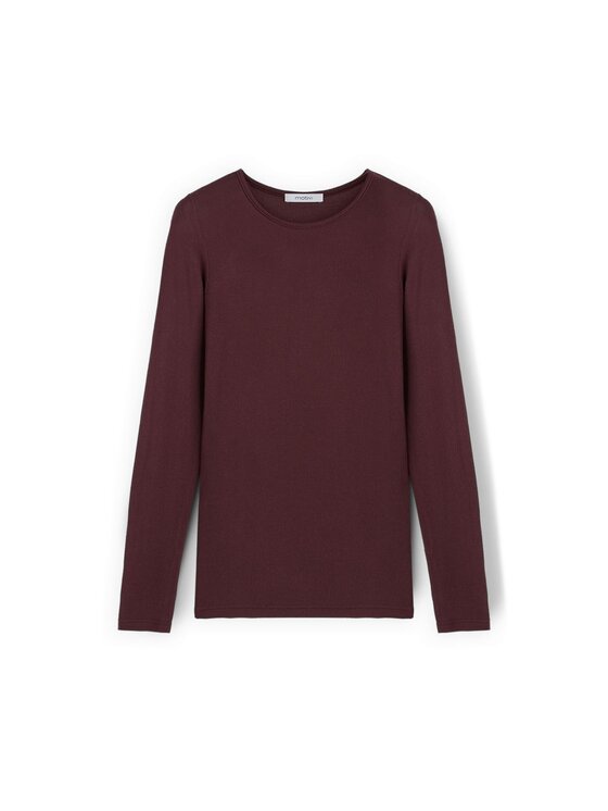 Motivi Motivi T-shirt G381W003433N029 Bordeaux Regular Fit