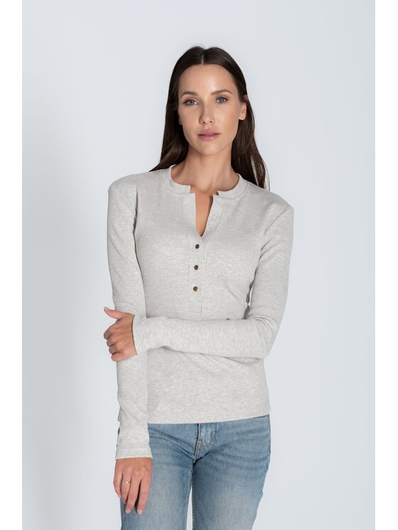 MANDRAGORA MANDRAGORA Blusa snappy Grigio Regular Fit