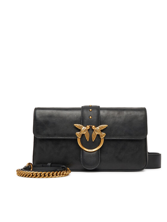 PINKO PINKO Handtasche Love One Classic Slouchy Fl PE 25 PLTT 104524 A2C2 Schwarz