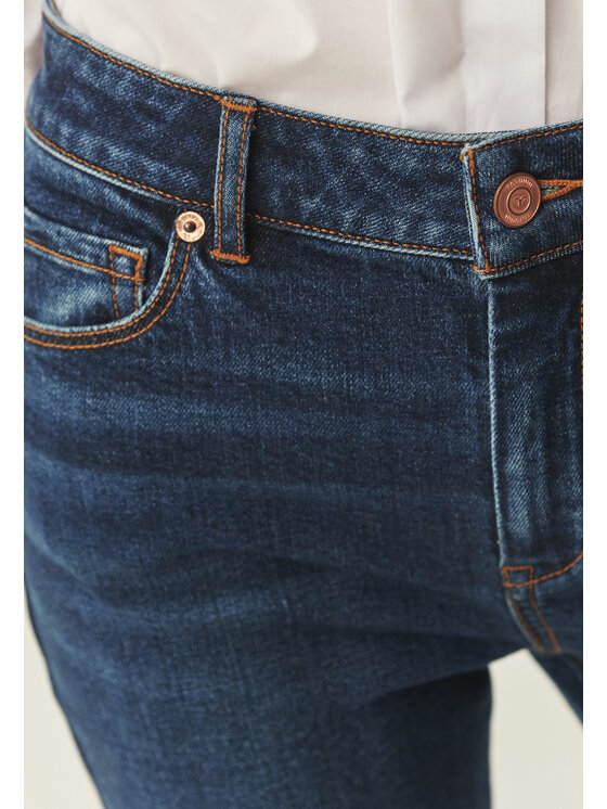TATUUM TATUUM Jeansy KATA Tmavomodrá Bootcut Fit