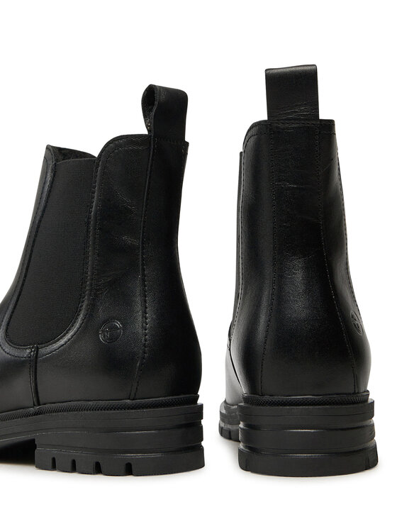 Tamaris Tamaris Kotníková obuv s elastickým prvkem 1-26804-43 Černá