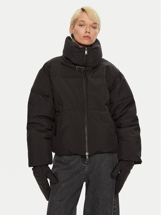 Gestuz Giubbotto invernale Pinara 10909184 Nero Loose Fit, taglia : 38