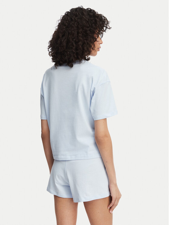 Tommy Hilfiger Tommy Hilfiger Pyjama UW0UW05912 Hellblau Regular Fit