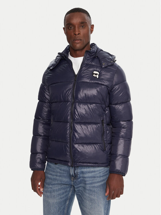 KARL LAGERFELD KARL LAGERFELD Žieminė striukė 505022 554590 Tamsiai mėlyna Regular Fit