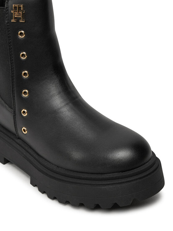 Tommy Hilfiger Tommy Hilfiger Botine Chelsea T3A5-33578-1351 S Negru