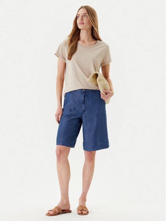 United Colors Of Benetton United Colors Of Benetton Bermuda kratke hlače 4KHND9020 Modra Relaxed Fit
