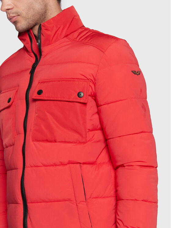 Armata di Mare Armata di Mare Prehodna jakna 5332593 Rdeča Regular Fit