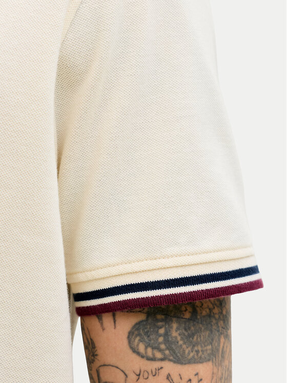 Jack & Jones Jack & Jones Поло Paulos 12136668 Кремовий Regular Fit