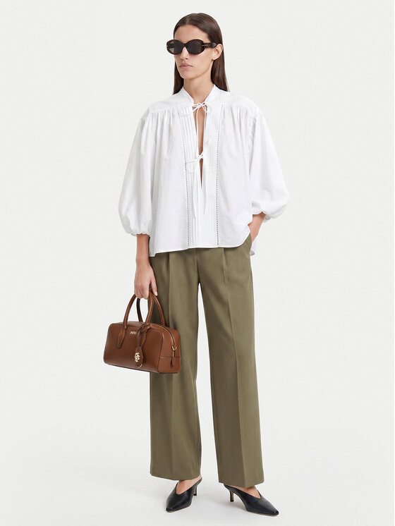 BOSS BOSS Stoffhose Tiana17 50564491 Grün Relaxed Fit