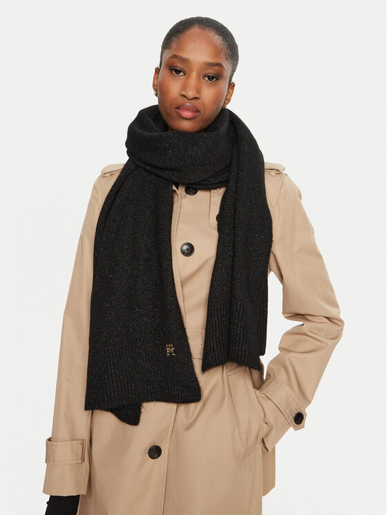 Tommy Hilfiger Tommy Hilfiger Sciarpa AW0AW16646 Nero