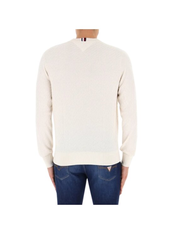 Tommy Hilfiger Tommy Hilfiger Svetr BASKETWEAVE MW0MW31572 Béžová Regular Fit