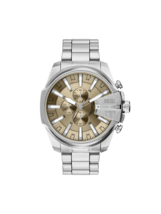 Diesel Ceas Mega Chief Slim DZ4702 Argintiu