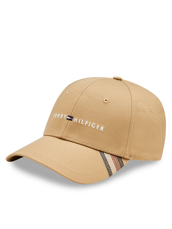 Tommy Hilfiger Tommy Hilfiger Cap Foundation Cotton 6 Panel Cap AM0AM12532 Braun