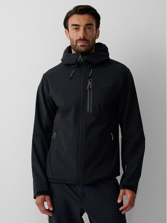 4F 4F Kurtka wielofunkcyjna BETWEEN LAYERS Czarny Regular Fit