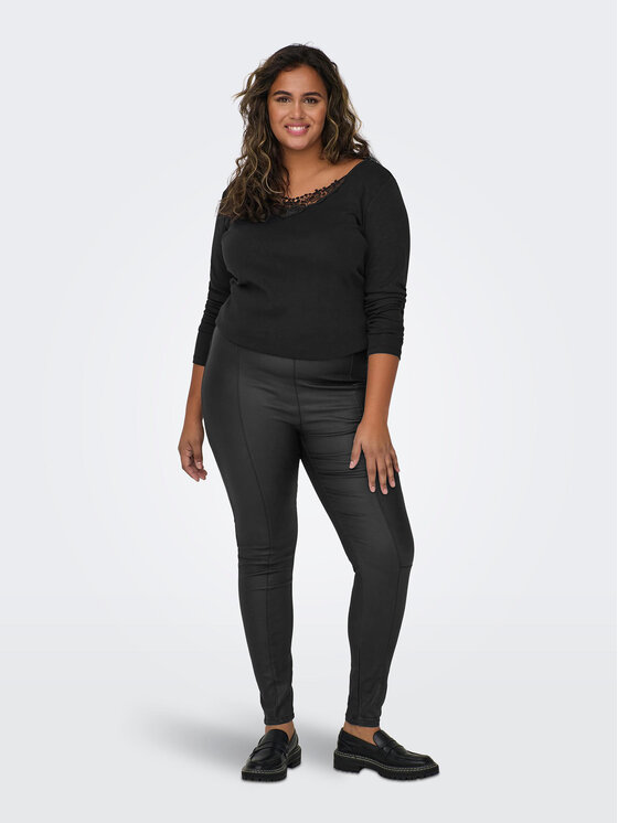 ONLY Carmakoma ONLY Carmakoma Μπλουζάκι New Kira 15303935 Μαύρο Regular Fit