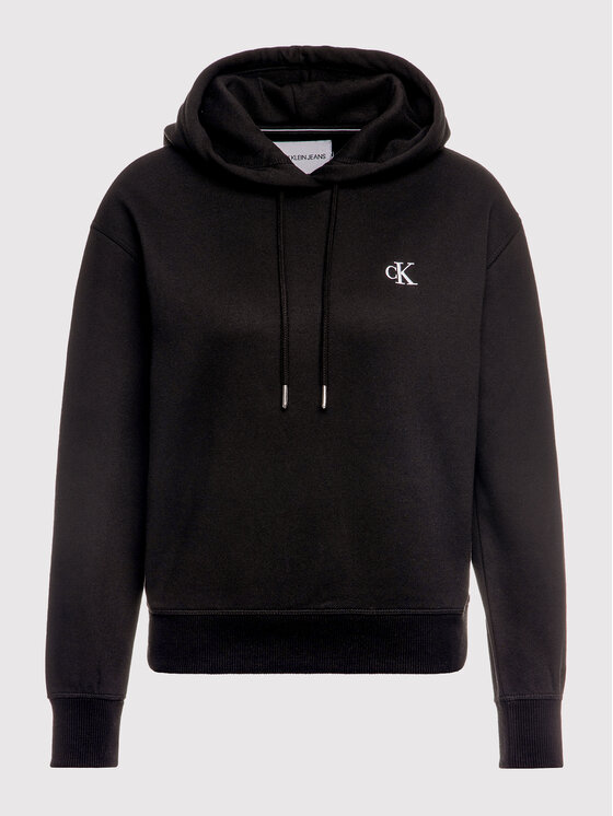 Calvin Klein Jeans Calvin Klein Jeans Μπλούζα Embroidered Logo J20J213178 Μαύρο Regular Fit