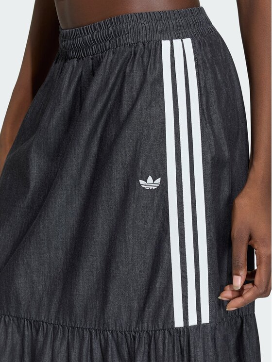 adidas adidas Spódnica jeansowa SUMMER GLOW Czarny Regular Fit