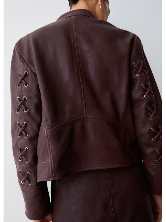 Liu Jo Liu Jo Giacca di pelle PA6001P0412X0744 Marrone Regular Fit