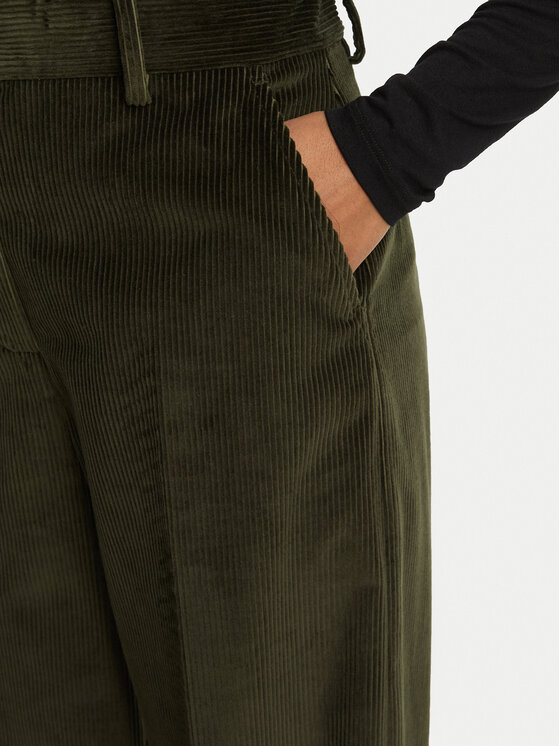 Weekend Max Mara Weekend Max Mara Spodnie materiałowe Tania 2625136012 Khaki Regular Fit