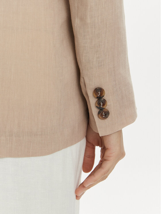 Marella Marella Giacca da abito Afro 2413041094 Beige Regular Fit