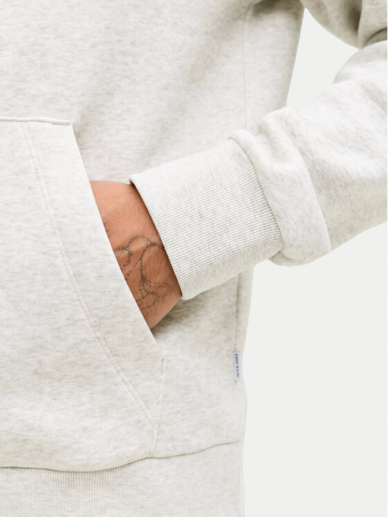 Jack & Jones Jack & Jones Mikina Corp 12268422 Bílá Regular Fit