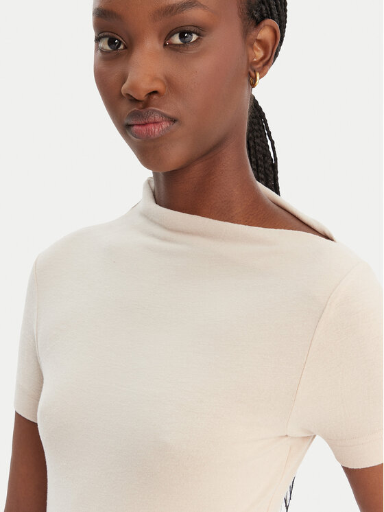 Guess Guess Bluza W6RP16 KD012 Bež Regular Fit