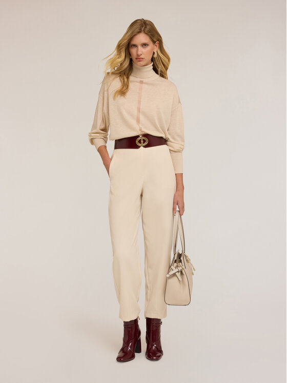 Motivi Motivi Maglione M452W003552N011 Crema Regular Fit