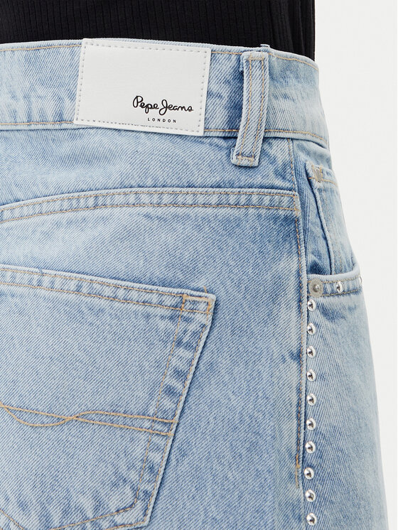 Pepe Jeans Pepe Jeans Džínová sukně PL901211 Modrá Regular Fit