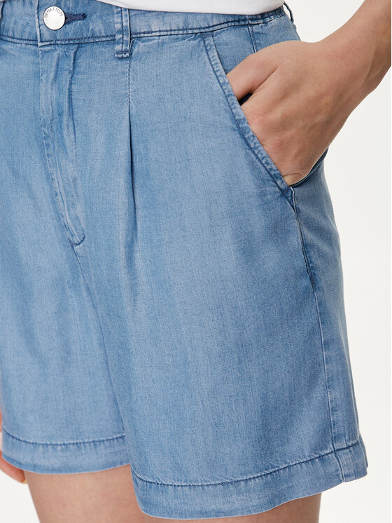 United Colors Of Benetton United Colors Of Benetton Kratke hlače iz tkanine 4KHND9016 Modra Relaxed Fit