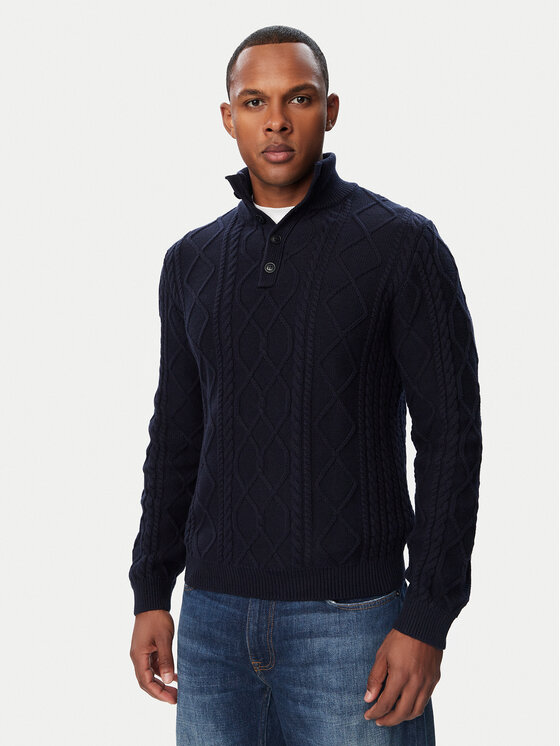 Guess Džemper M6BR43 Z1639 Tamnoplava Regular Fit