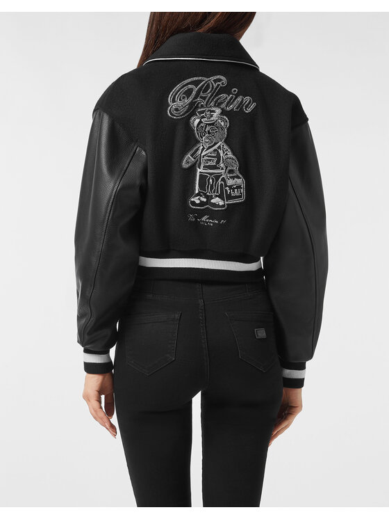 PHILIPP PLEIN PHILIPP PLEIN Kurtka skórzana 27275 Czarny