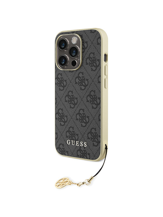 Guess Guess Etui na telefon iPhone 15 Pro Szary