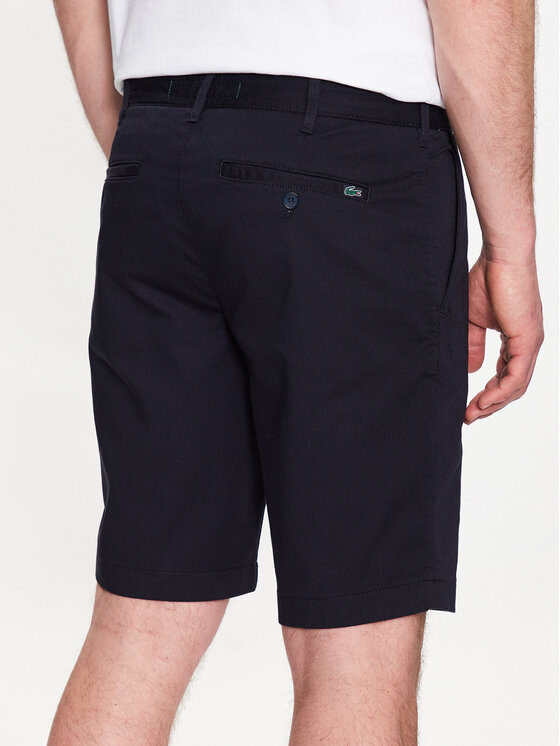 Lacoste Lacoste Σορτς υφασμάτινο FH2647 Μαύρο Regular Fit