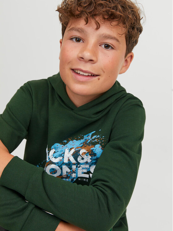 Jack&Jones Junior Jack&Jones Junior Суитшърт 12237210 Зелен Regular Fit