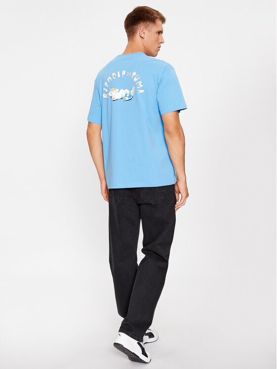Puma Puma T-krekls Puma X Ripndip 622196 Zils Relaxed Fit