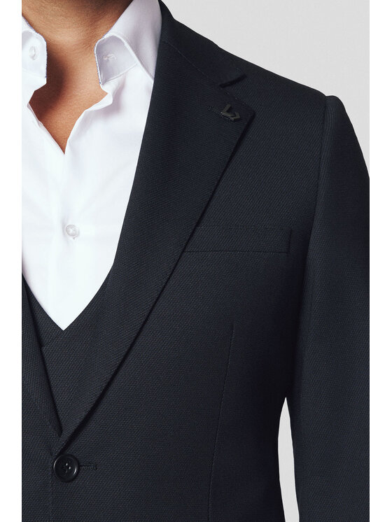 Lancerto Lancerto Marynarka Carrara MA131224000001 Czarny Slim Fit