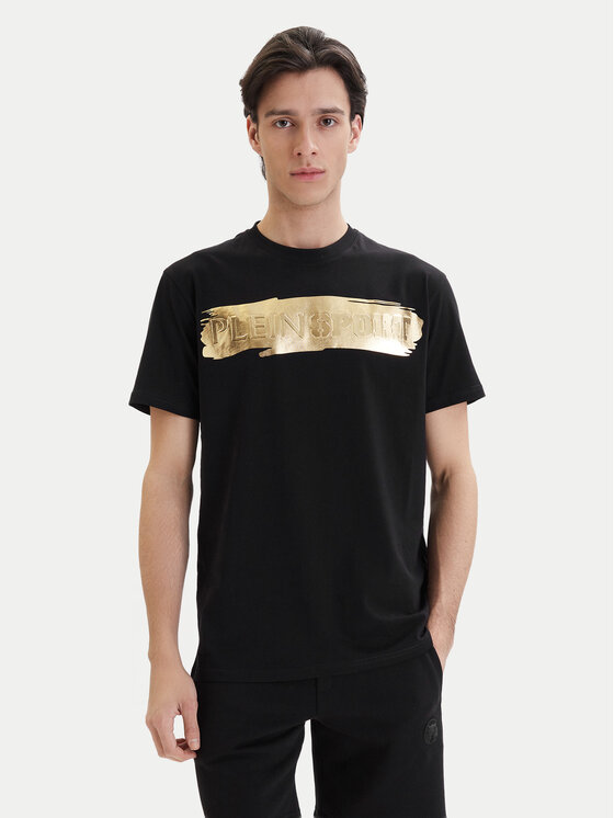 Plein Sport Plein Sport Тишърт PADC MTK7204 SJY001N Черен Regular Fit