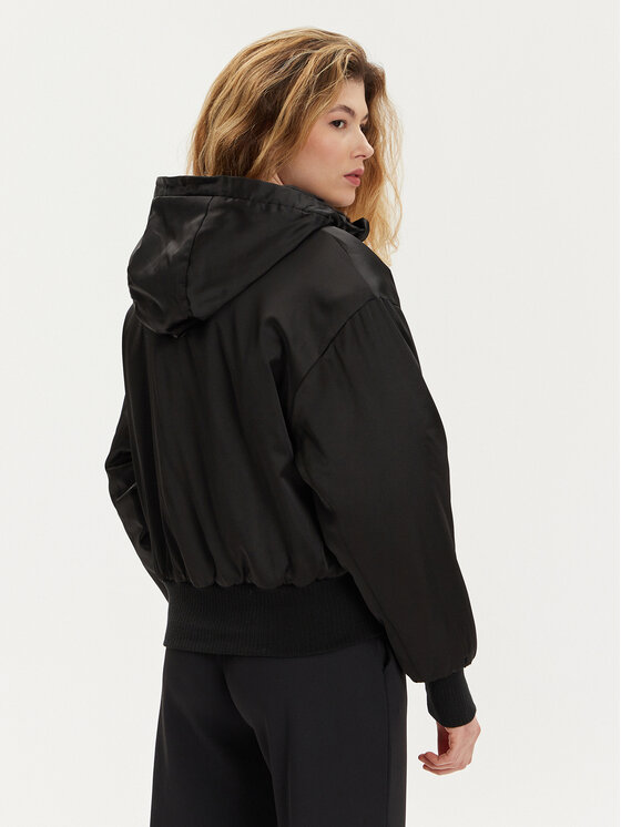 Ellesse Ellesse Μπουφάν μεταβατικό Joanara SGP15961 Μαύρο Relaxed Fit