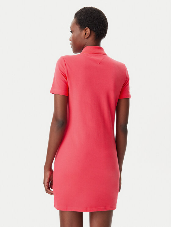 Tommy Jeans Tommy Jeans Rochie de zi Badge DW0DW20302 Roz Regular Fit