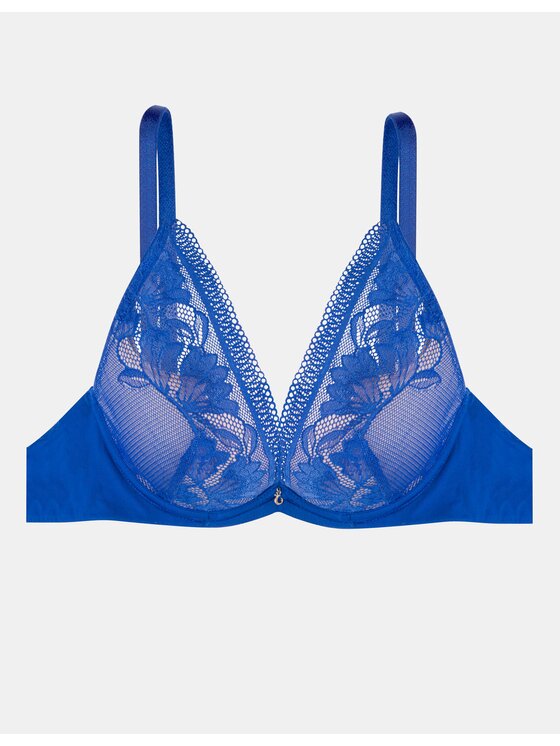 Esotiq Esotiq Biustonosz push-up 41404-54X Niebieski