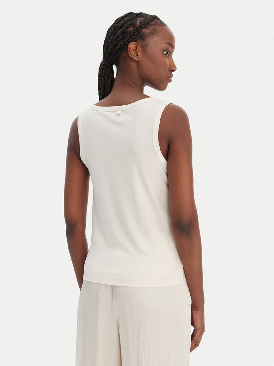Marella Marella Felső Orata 2613941015 Ekru Slim Fit