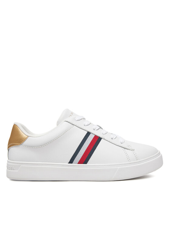 Damskie Sneakersy Tommy Hilfiger, Rozmiar 42, Białe, Essential Court Sneaker FW0FW08321