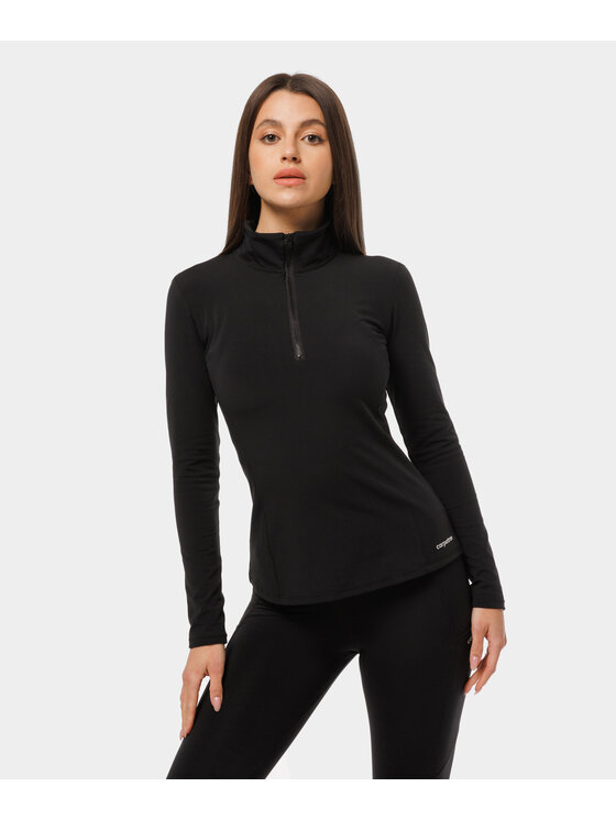 Carpatree Carpatree Top Milo top Czarny Fitted Fit