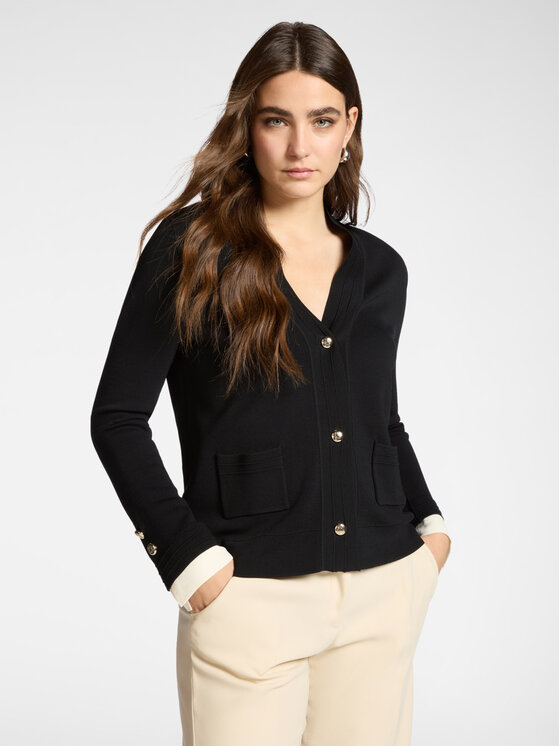 Elena Mirò Elena Mirò Sweter M576Z000717N0A1 Czarny Regular Fit